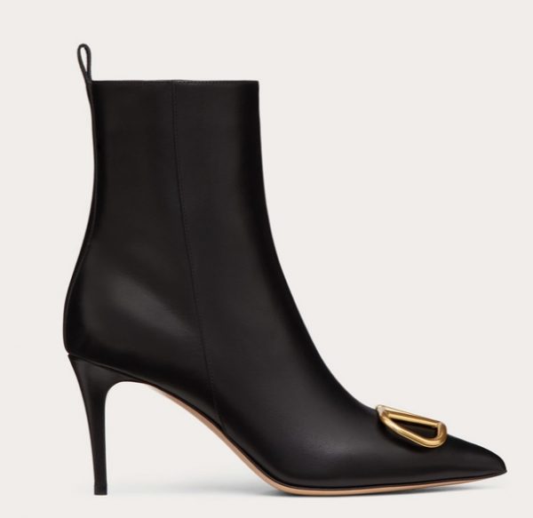 Ботильоны Valentino Vlogo Signature Черные F