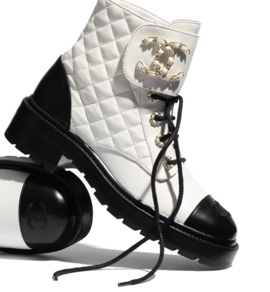 Ботинки Chanel Белые F