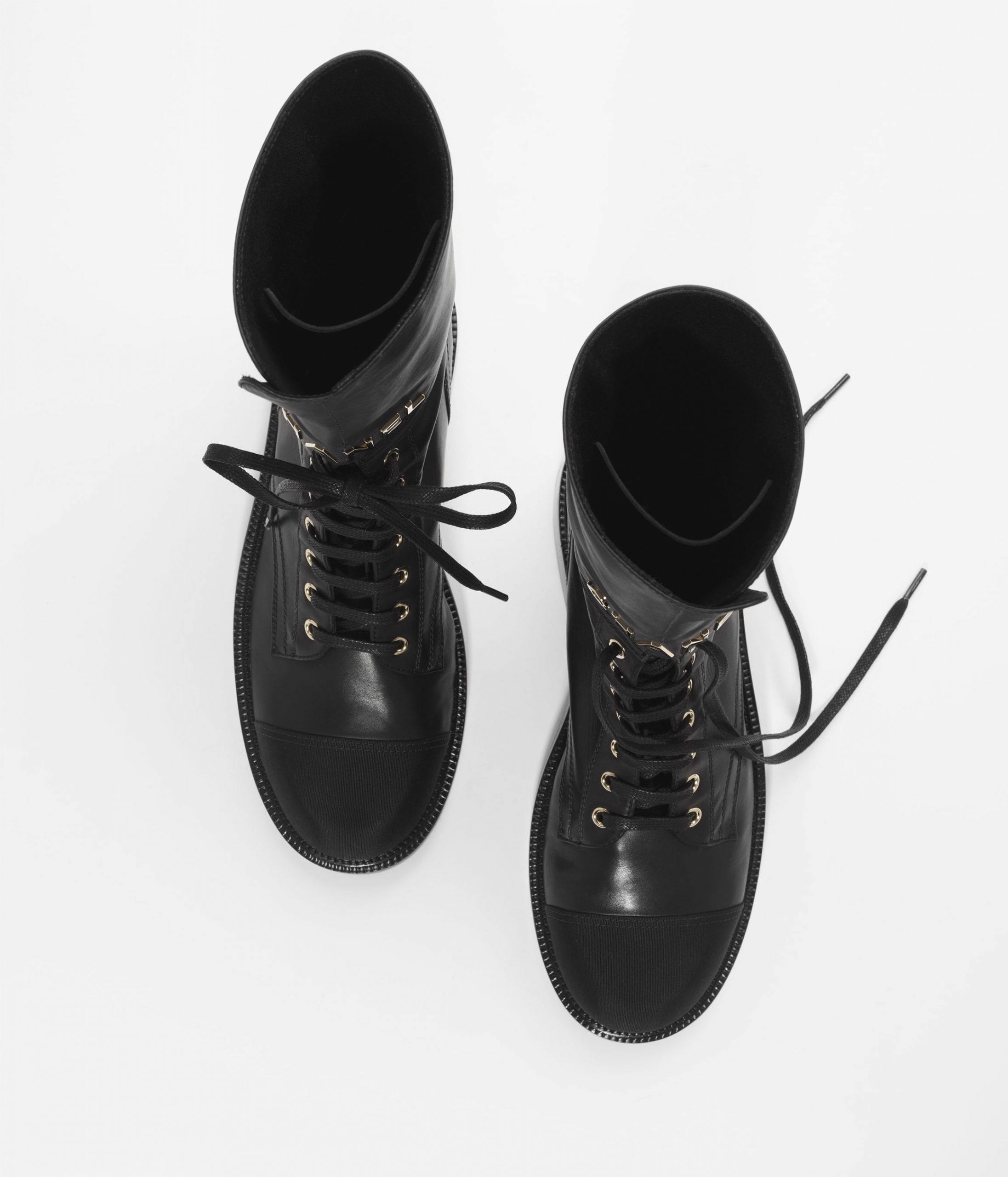 Ботинки Chanel Черные F scaled