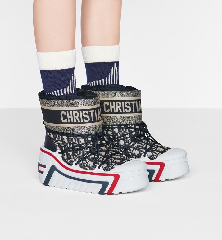 Ботинки Dior Apres ski Alps Темно синие F