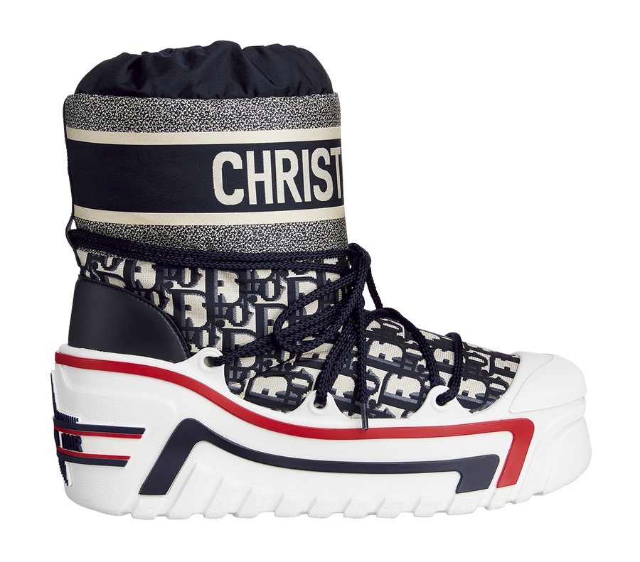 Ботинки Dior Apres ski Alps Темно синие F