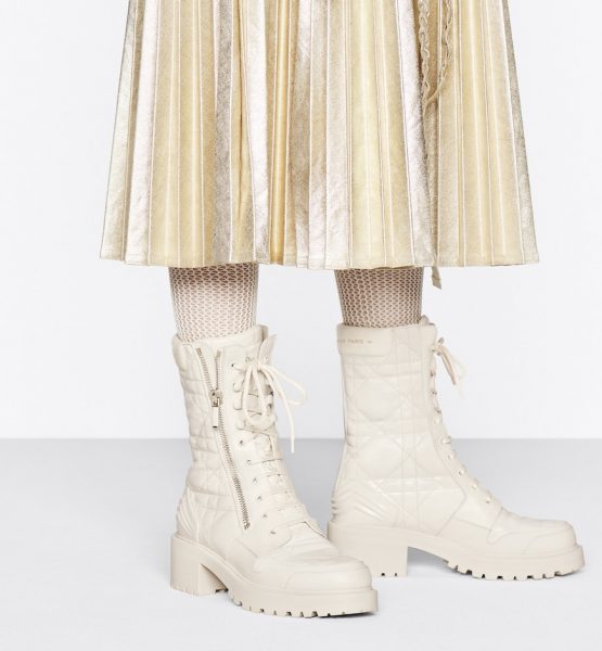 Ботинки Dior D leader Белые F