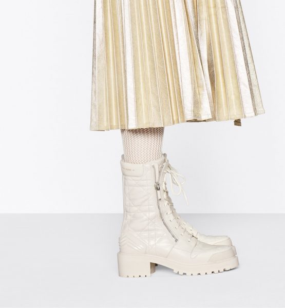 Ботинки Dior D leader Белые F