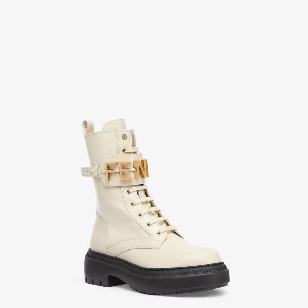 Ботинки Fendi Белые F