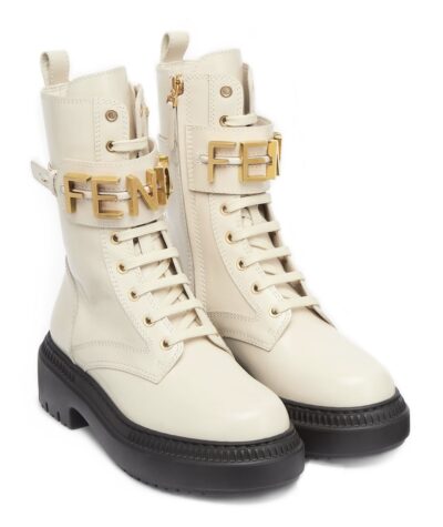 Ботинки Fendi Белые F