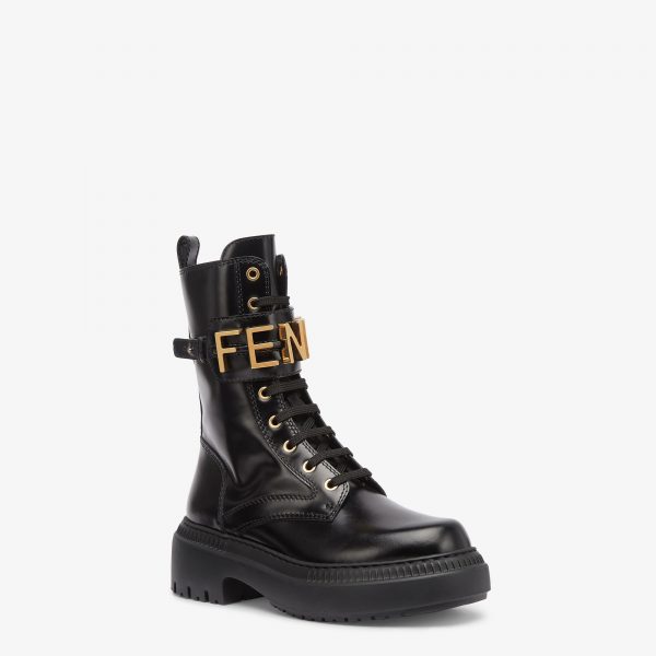 Ботинки Fendi Черные F