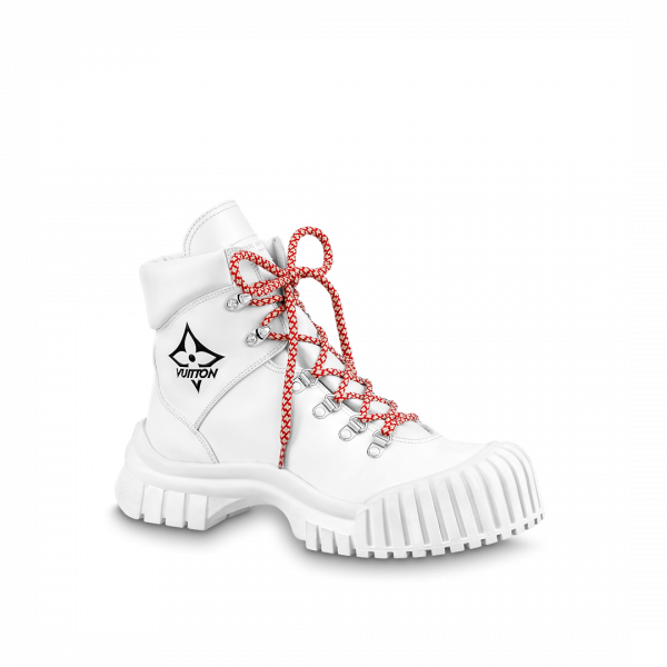 Ботинки Louis Vuitton Ruby Flat Ranger Белые F