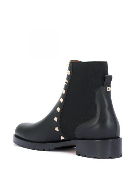 Ботинки Valentino Garavani Rockstud Beatle Черные F