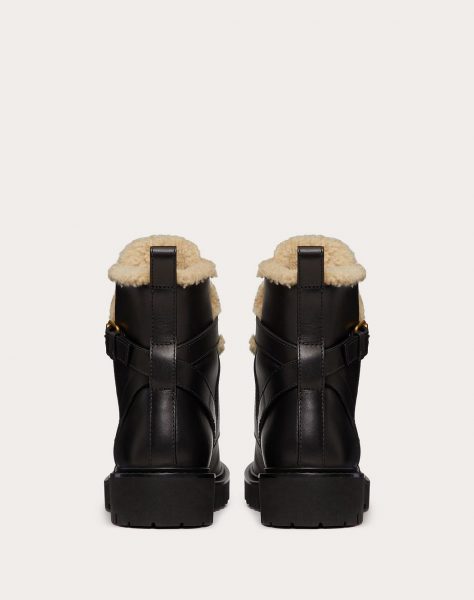 Ботинки Valentino Vlogo Signature Черные F