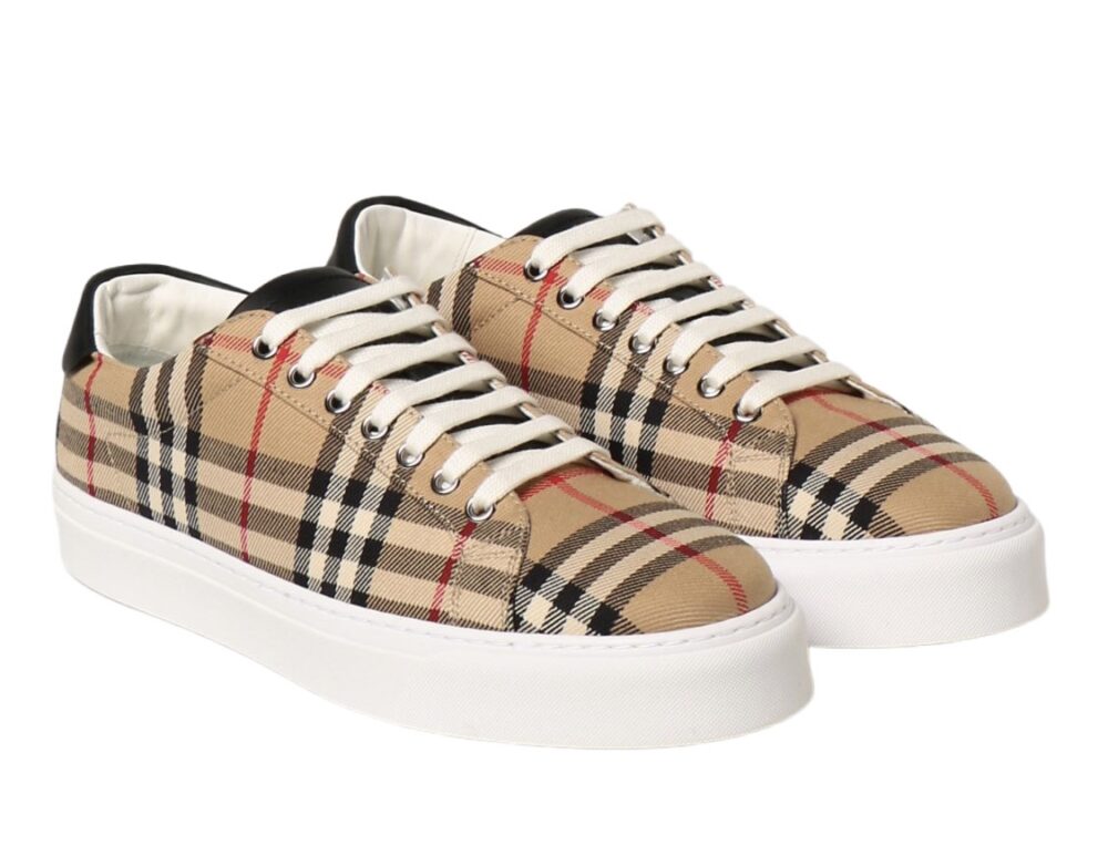 Кеды Burberry Vintage Check Коричневые M