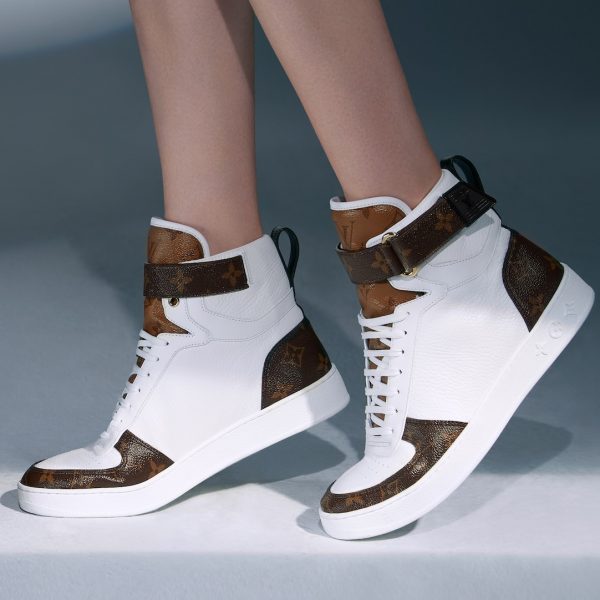 Кеды Louis Vuitton Boombox Белые F