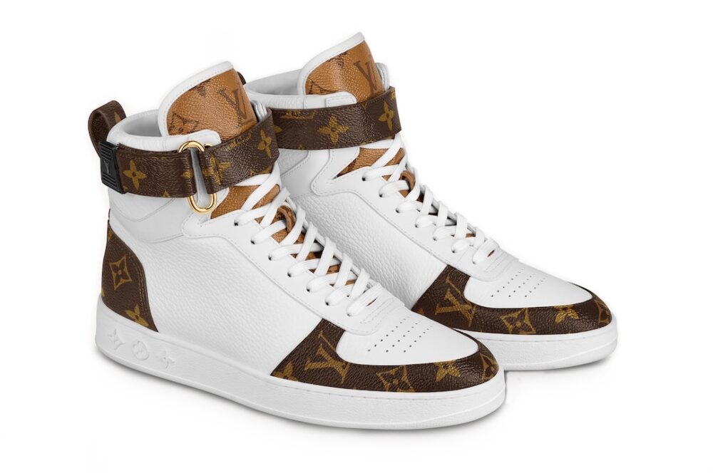 Кеды Louis Vuitton Boombox Белые F