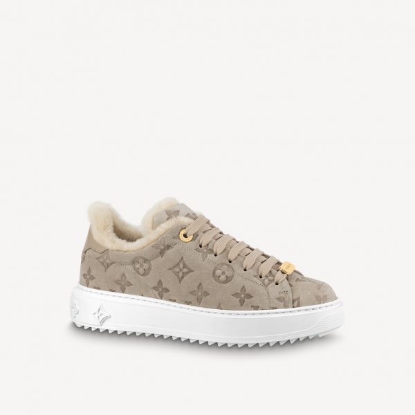 Кеды Louis Vuitton Time Out Бежевые F