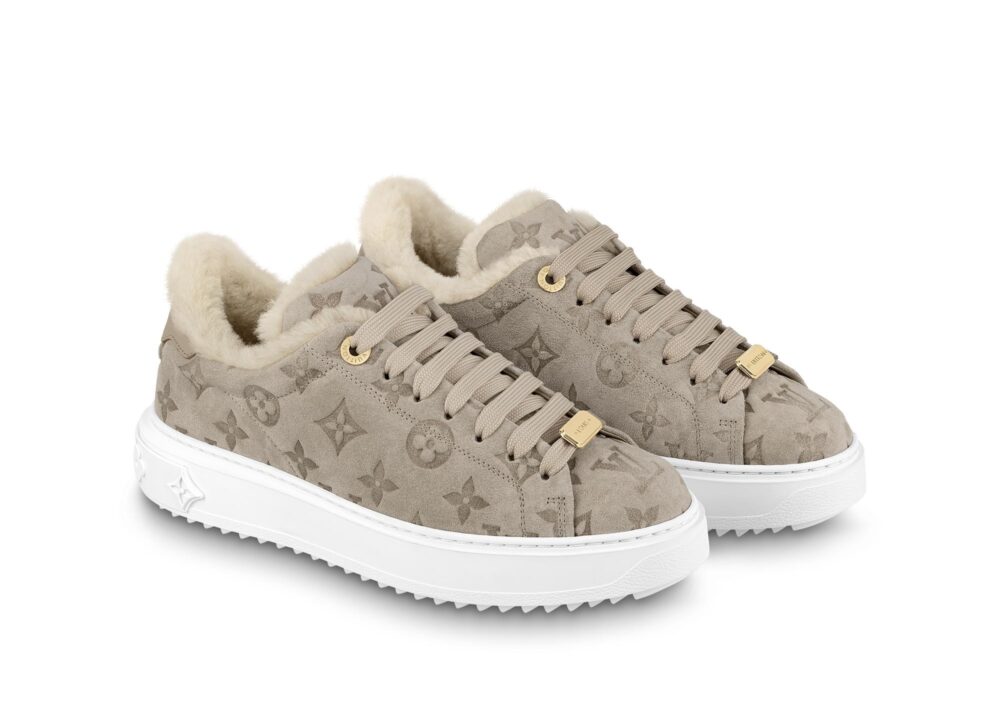 Кеды Louis Vuitton Time Out Бежевые F