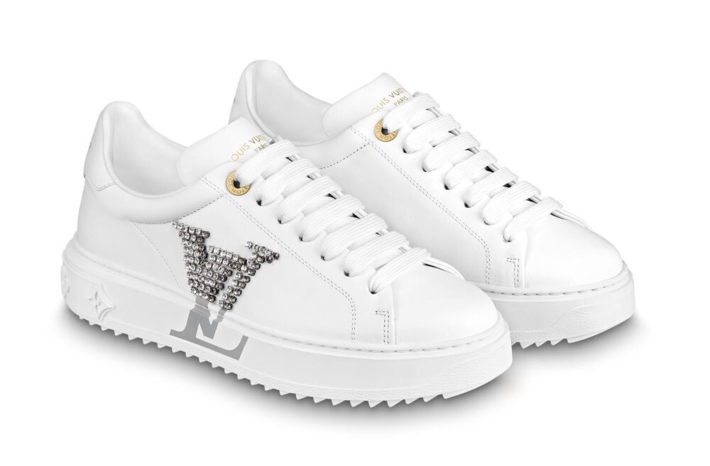 Кеды Louis Vuitton Time Out Серебряные F