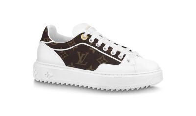 Кеды Louis Vuitton Time Out Темно коричневые F