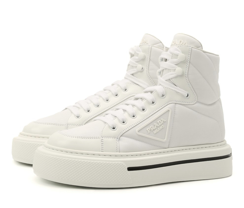 Кеды Prada Macro Белые F