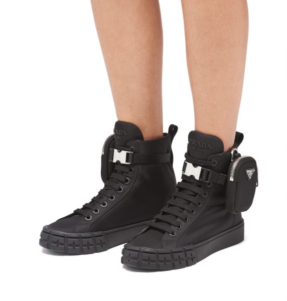 Кеды Prada Wheel Черные F