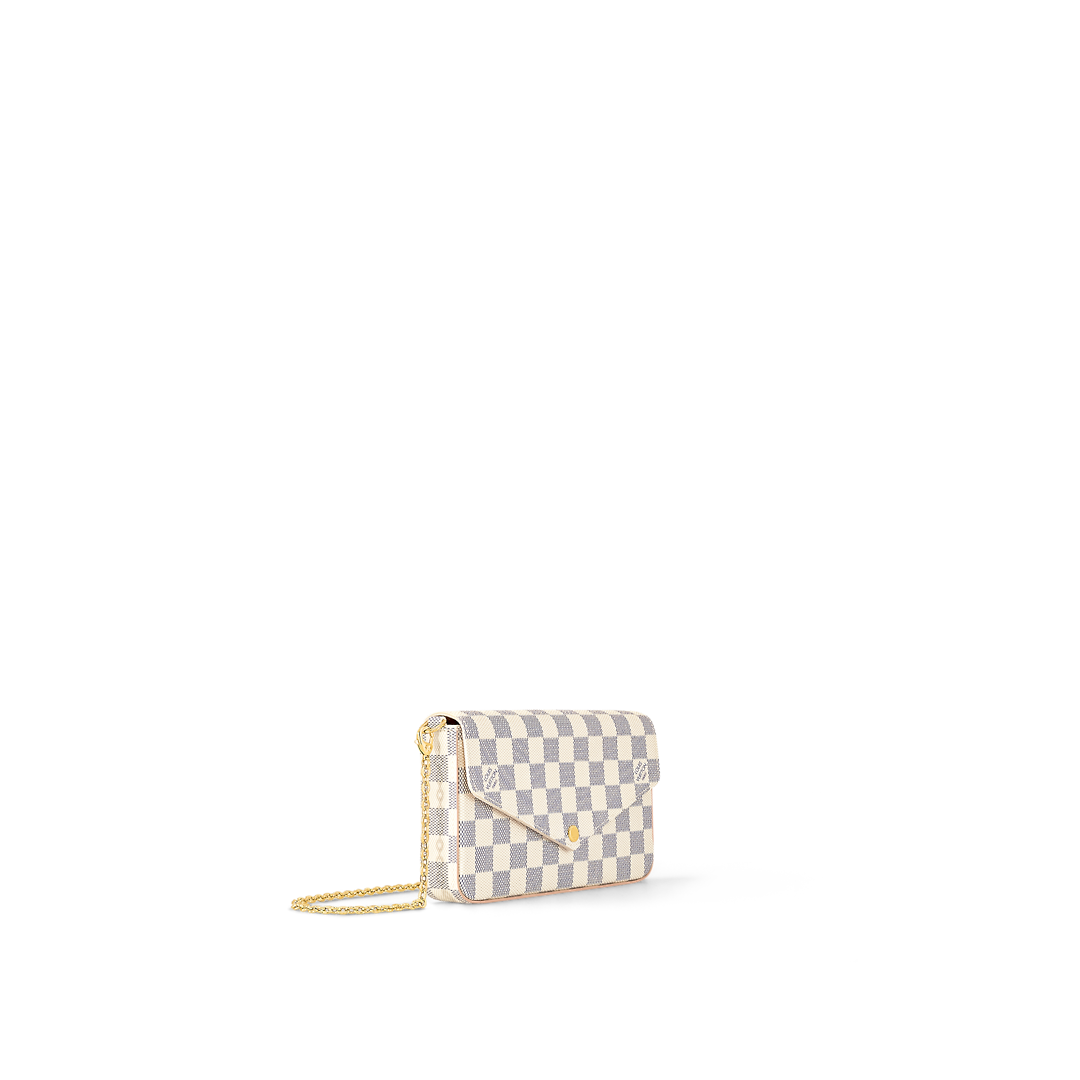 Кошелек Louis Vuitton Felicie Светло серый N