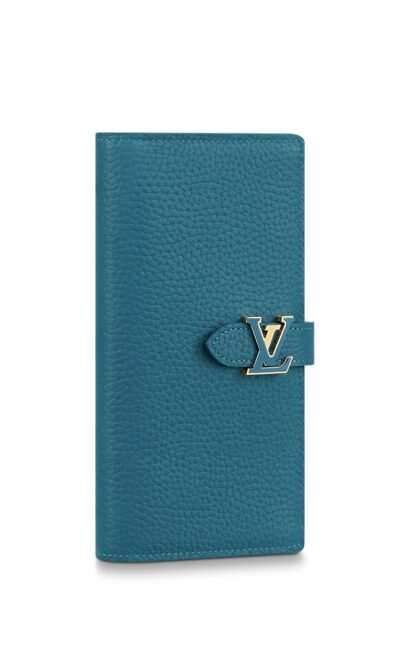 Кошелек Louis Vuitton Lv Vertical Бирюзовый N