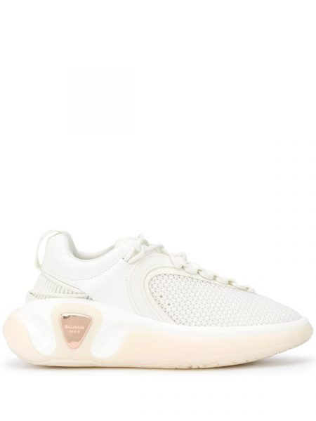 Кроссовки Balmain B runner Белые F