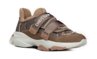 Кроссовки Dior D wander Коричневые F