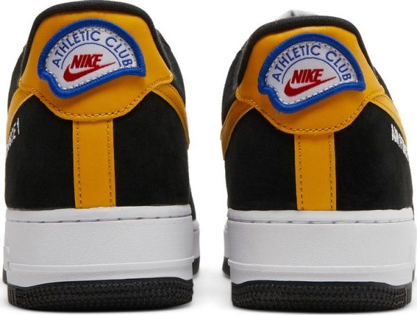 Кроссовки Nike Air Force Low Gs Athletic Club Black University Gold Черные M