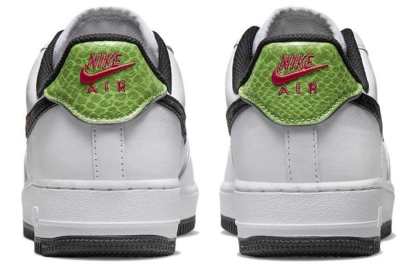 Кроссовки Nike Air Force Low Just Do It White Black Green Белые M