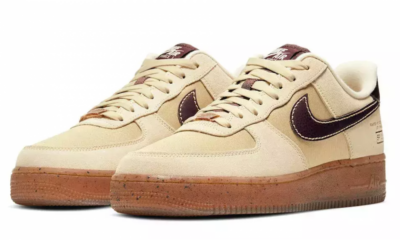 Кроссовки Nike Air Force Low Бежевые M