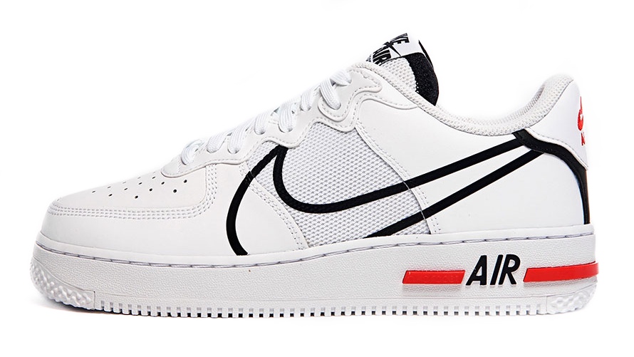 Кроссовки Nike Air Force React Белые F