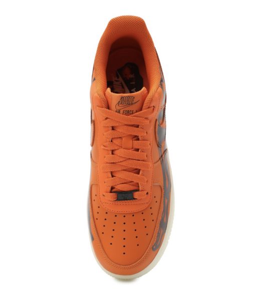 Кроссовки Nike Air Force Skeleton Оранжевые F