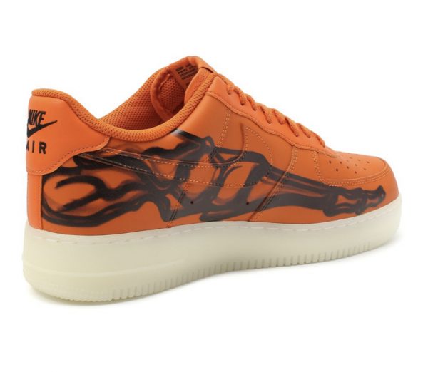 Кроссовки Nike Air Force Skeleton Оранжевые F