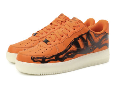 Кроссовки Nike Air Force Skeleton Оранжевые M