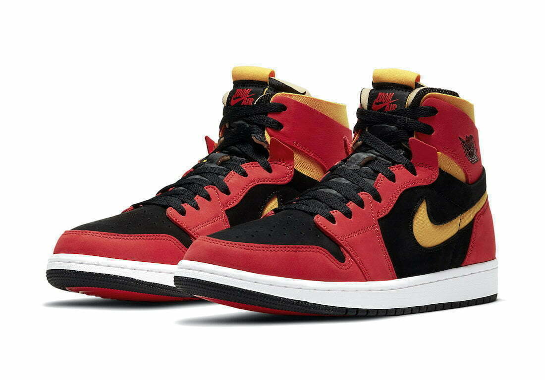 Кроссовки Nike Air Jordan High Zoom Air Cmft Black Chile Red Красные M