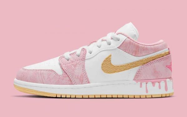 Кроссовки Nike Air Jordan Low Розовые F