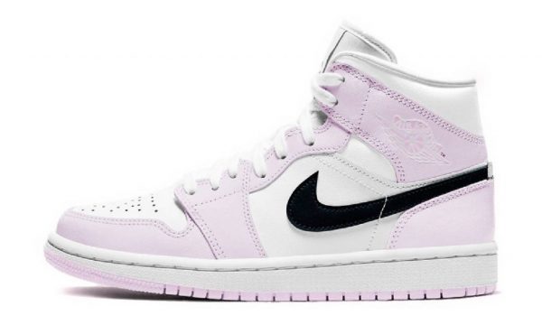 Кроссовки Nike Air Jordan Mid Wmns Светло розовые F
