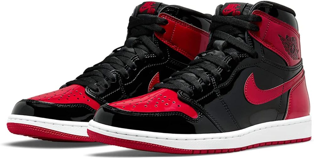 Кроссовки Nike Air Jordan Retro High Og Patent Bred Красные M