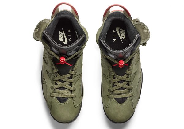 Кроссовки Nike Air Jordan Retro Travis Scott Темно зеленые M
