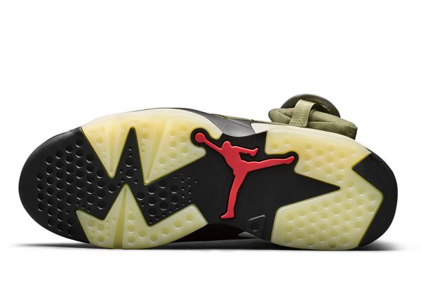 Кроссовки Nike Air Jordan Retro Travis Scott Темно зеленые M