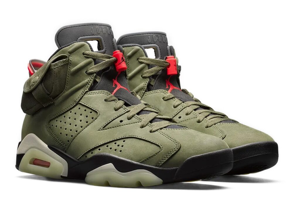 Кроссовки Nike Air Jordan Retro Travis Scott Темно зеленые M