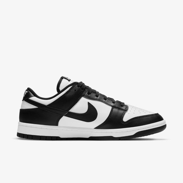 Кроссовки Nike Dunk Low Retro White Black Белые M