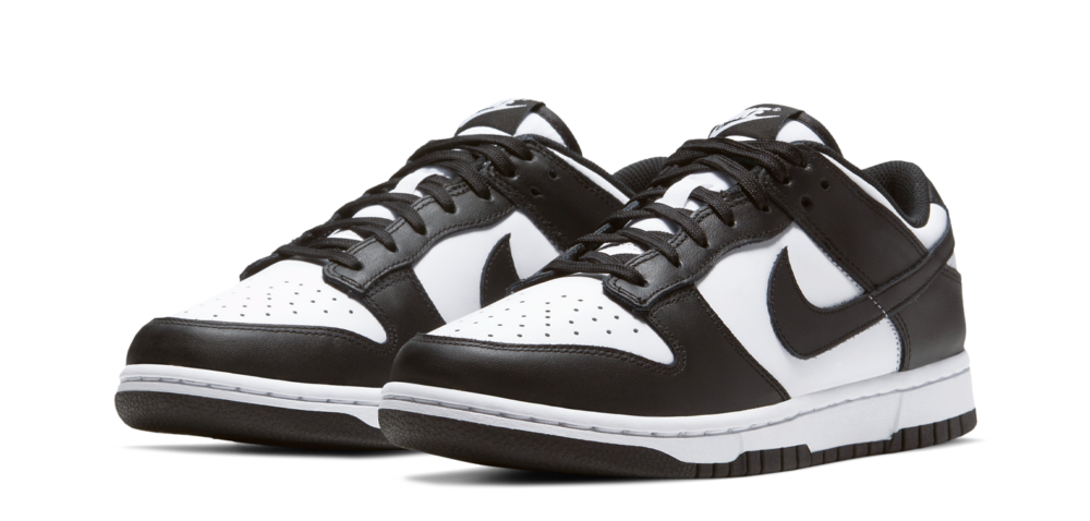 Кроссовки Nike Dunk Low Retro White Black Белые M