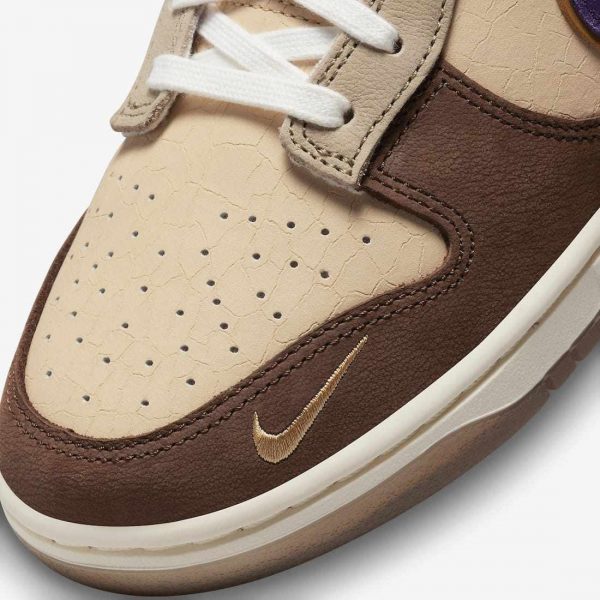 Кроссовки Nike Dunk Low Коричнево бежевые M