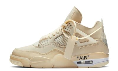Кроссовки Nike Off white X Air Jordan Кремовые M