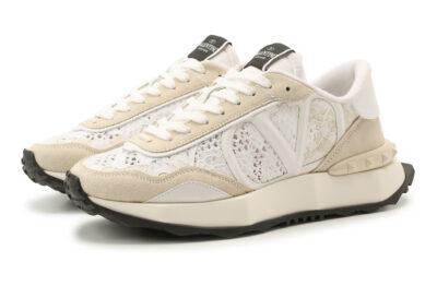 Кроссовки Valentino Lacerunner Бежевые F