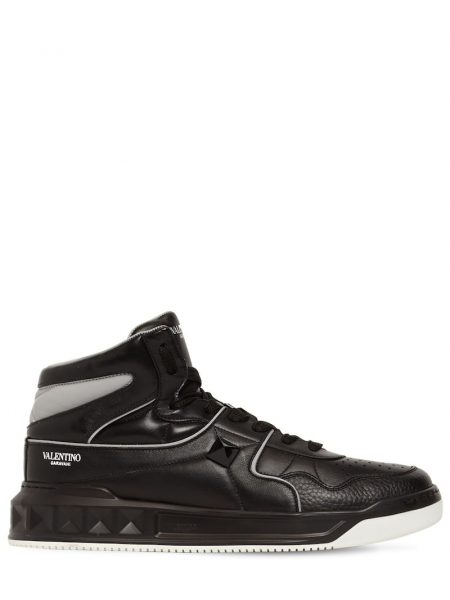 Кроссовки Valentino One Stud Черные F