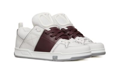 Кроссовки Valentino Open Skate Бордовые F