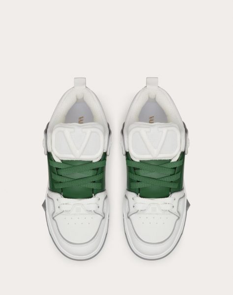 Кроссовки Valentino Open Skate Зеленые F