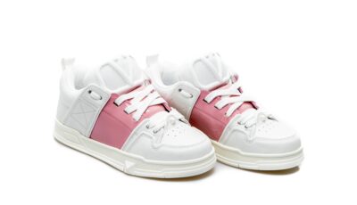 Кроссовки Valentino Open Skate Розовые F