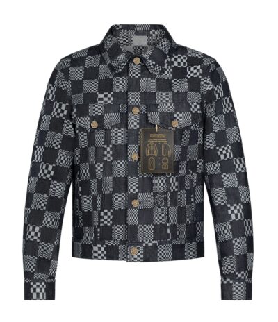 Куртка Louis Vuitton Damier Темно синяя M